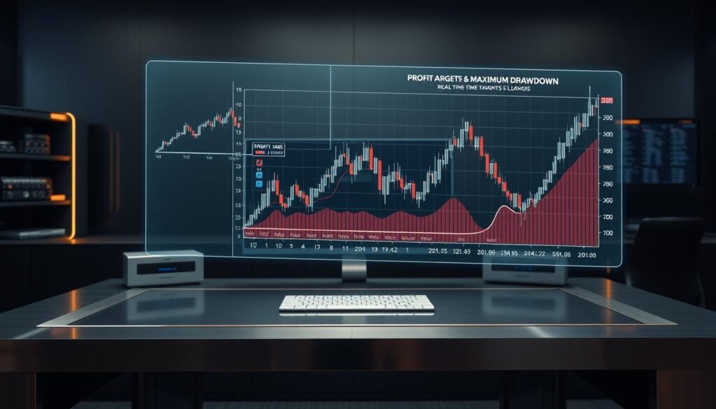 profit targets and maximum drawdown evaluation